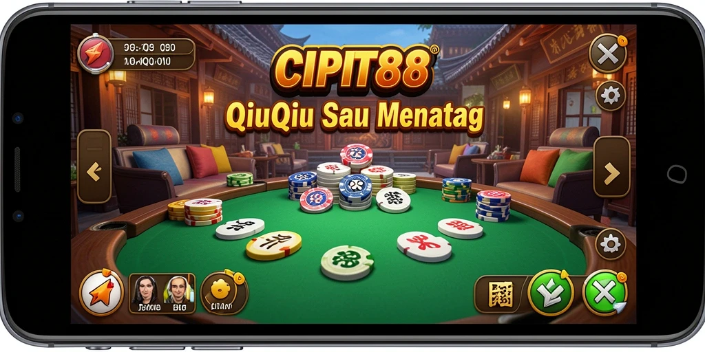 Gameplay seru QiuQiu di CIPIT88 dengan para pemain aktif.