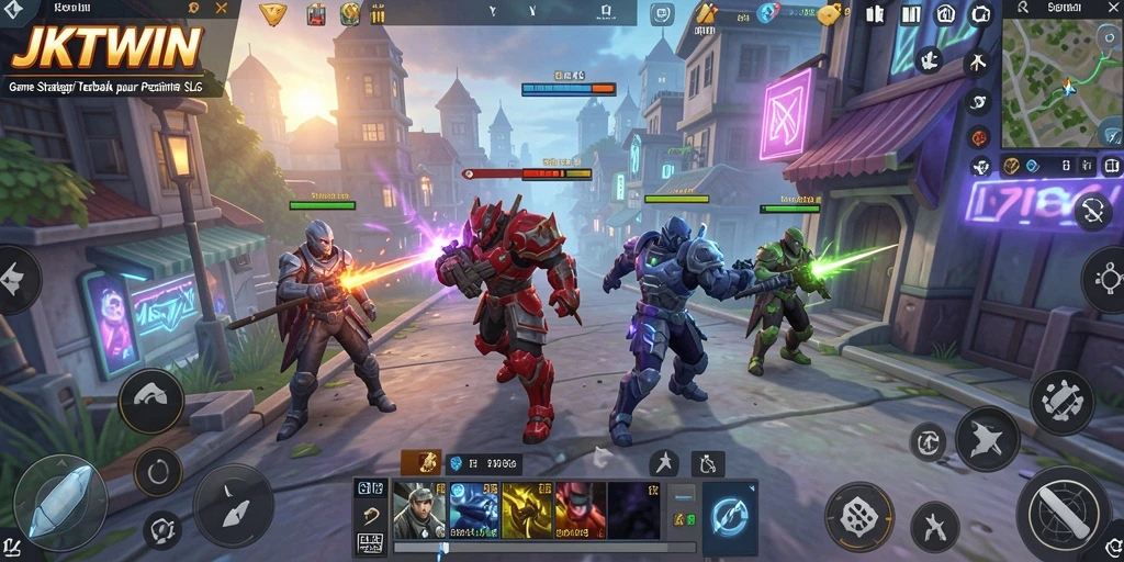 Tampilan gameplay <strong>JKTWIN</strong> yang memukau dan strategis.