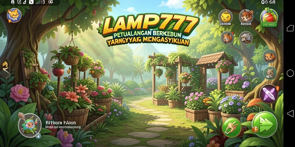 Screenshot LAMPU777 menampilkan keseruan bercocok tanam dengan grafik yang memukau.