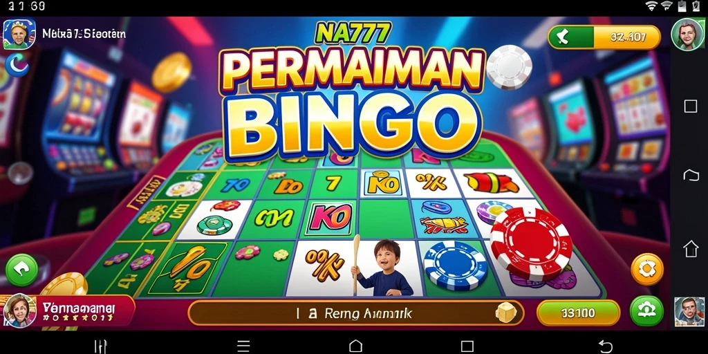 Screenshot utama NA777 menampilkan gameplay Bingo yang seru dan menarik.
