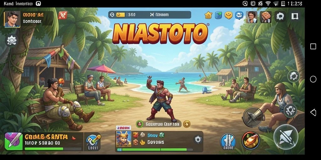 Tampilan gameplay seru NIASTOTO yang menantang dan menghibur.