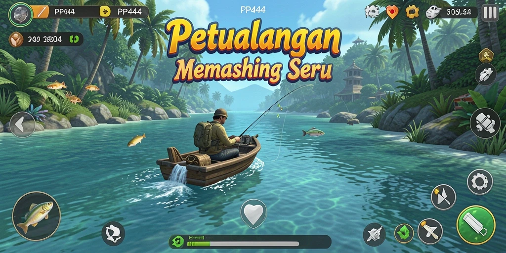 Gameplay memancing yang menakjubkan dan penuh aksi di PP444.