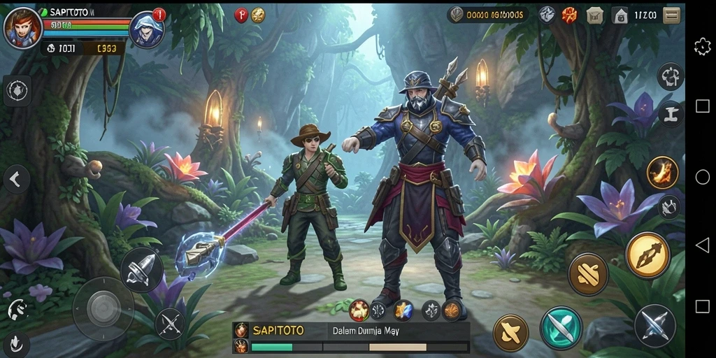 Tangkapan layar SAPITOTO menampilkan aksi seru dalam gameplay simulasi.