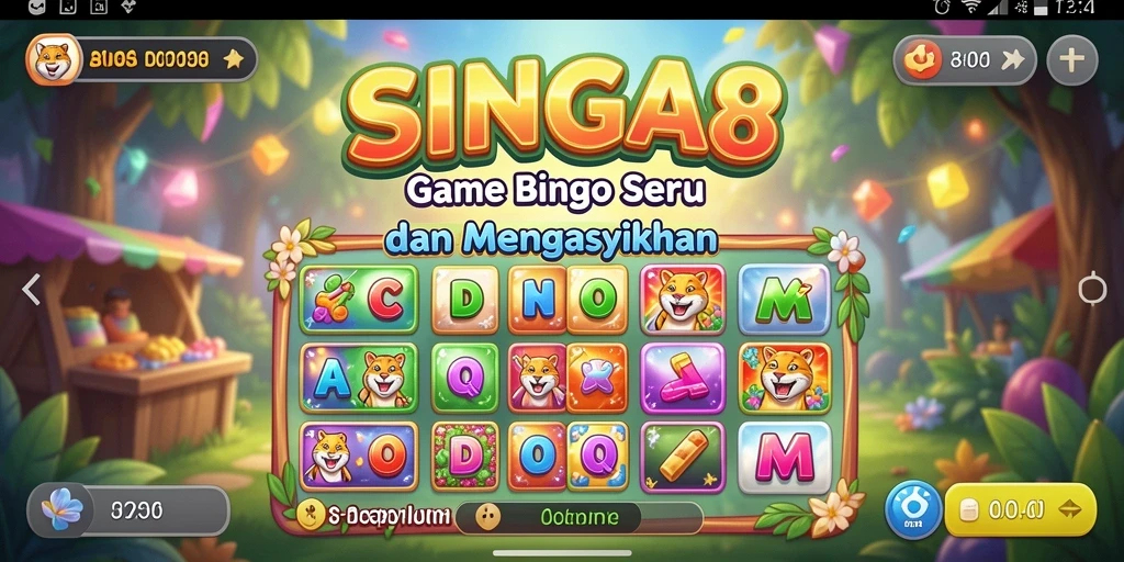 Tampilan gameplay SINGA8 yang menarik dan interaktif.