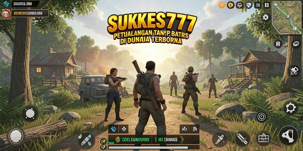 Screenshot gameplay seru dari SUKSES777 di dunia terbuka.